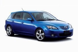 Mazda 3 1,6 k půjčení za autopůjčovny