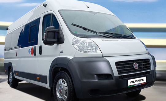 Fiat Ducato 2,3 JTD mikrobus - 9 k půjčení za autopůjčovny