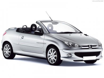 Peugeot 206 CC k půjčení za autopůjčovny