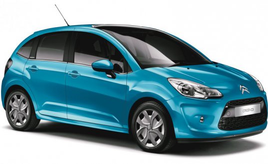 Citroën C3  k půjčení za autopůjčovny