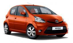 Toyota Aygo  k půjčení za autopůjčovny